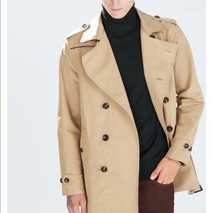 mens mac coat zara